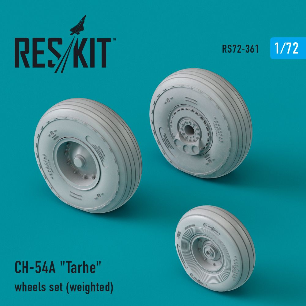 1:72 Sikorsky CH-54A Tarhe wheels set (weighted)