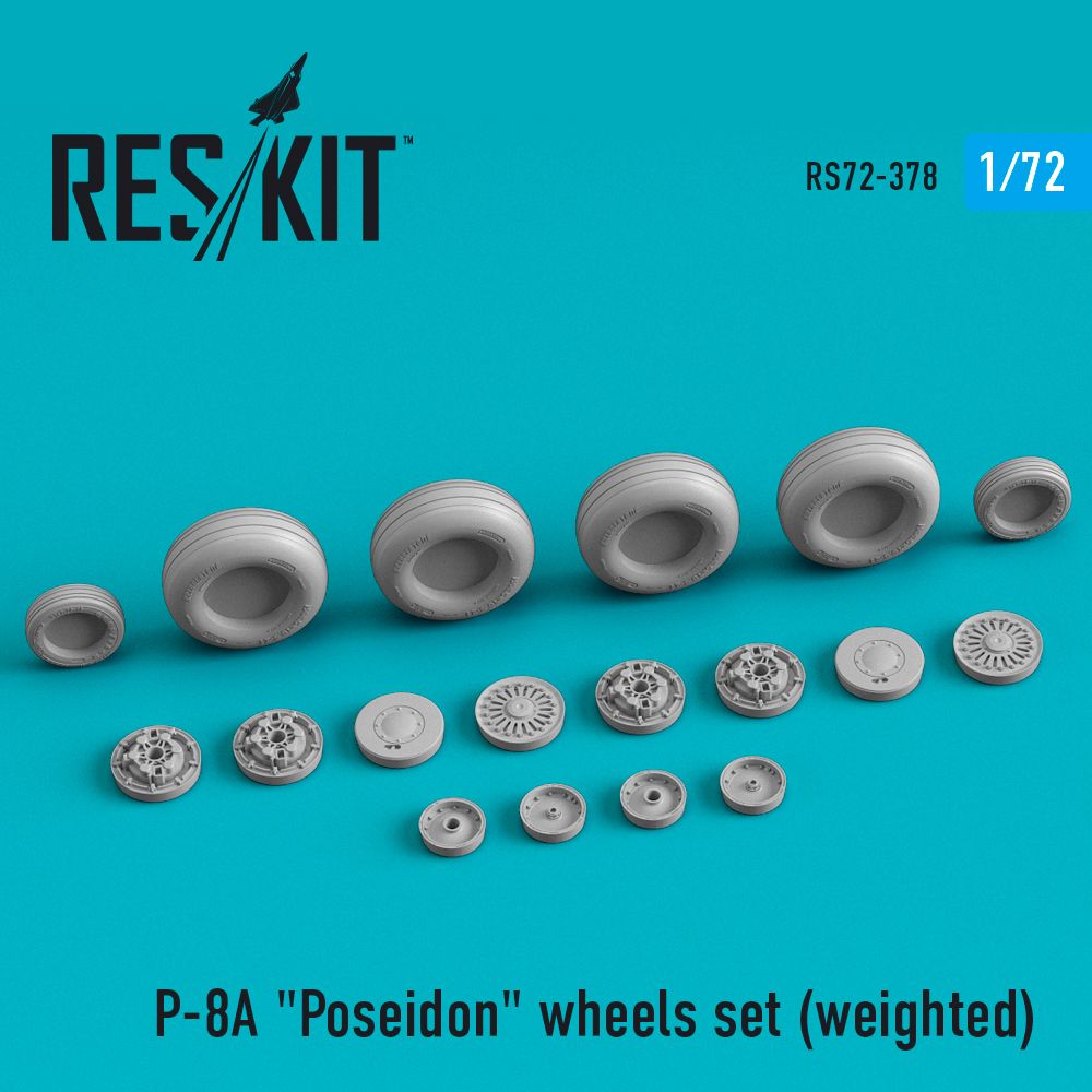 1:72 Boeing P-8A Poseidon wheels set (weighted)