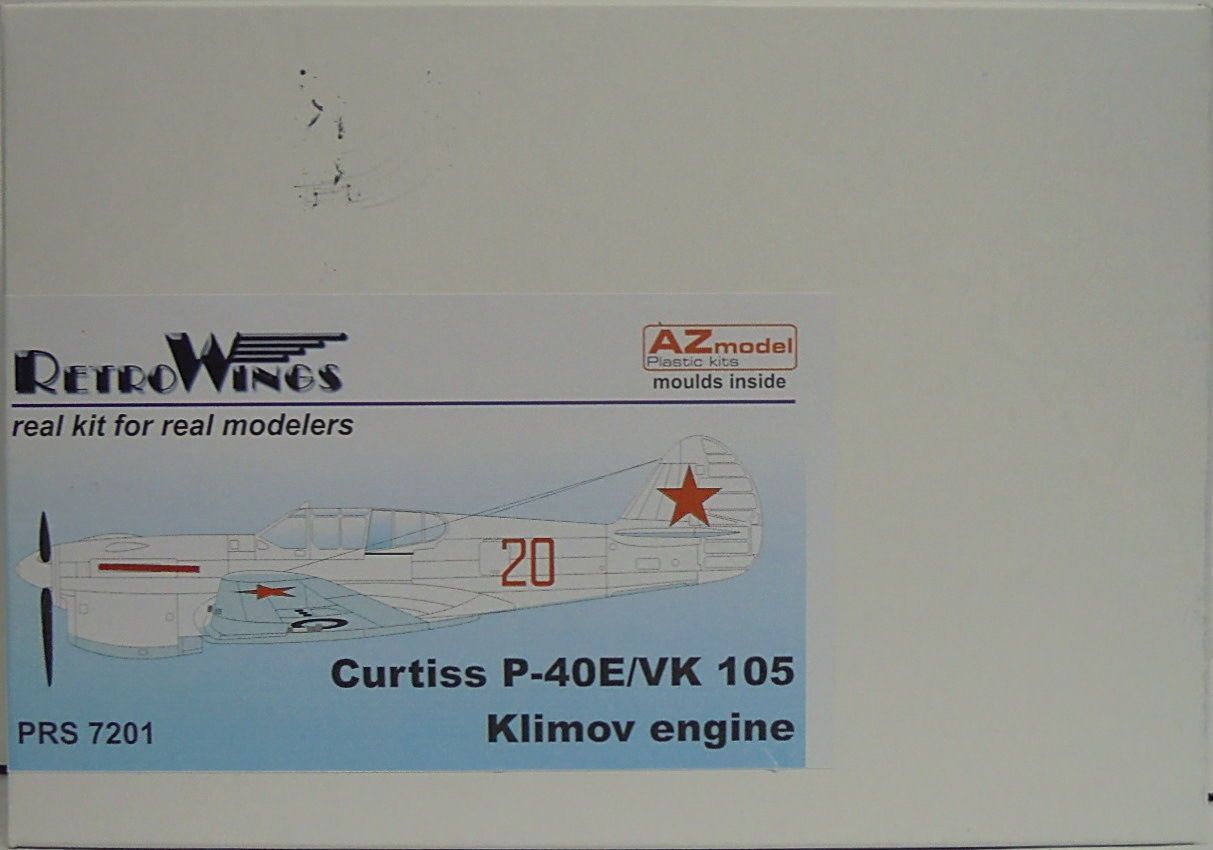 1:72 Curtiss P-40E/VK 105 two seater