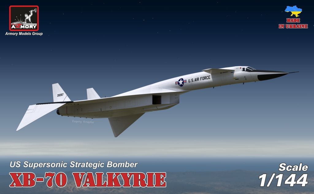 1:144 North-American XB-70 Valkyrie Strategic Bomber