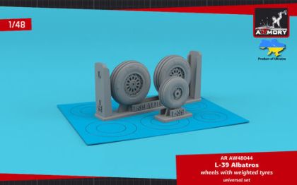 1:48 AERO L-39 Albatros wheels w/ weighted tyresRETOOLED SET
