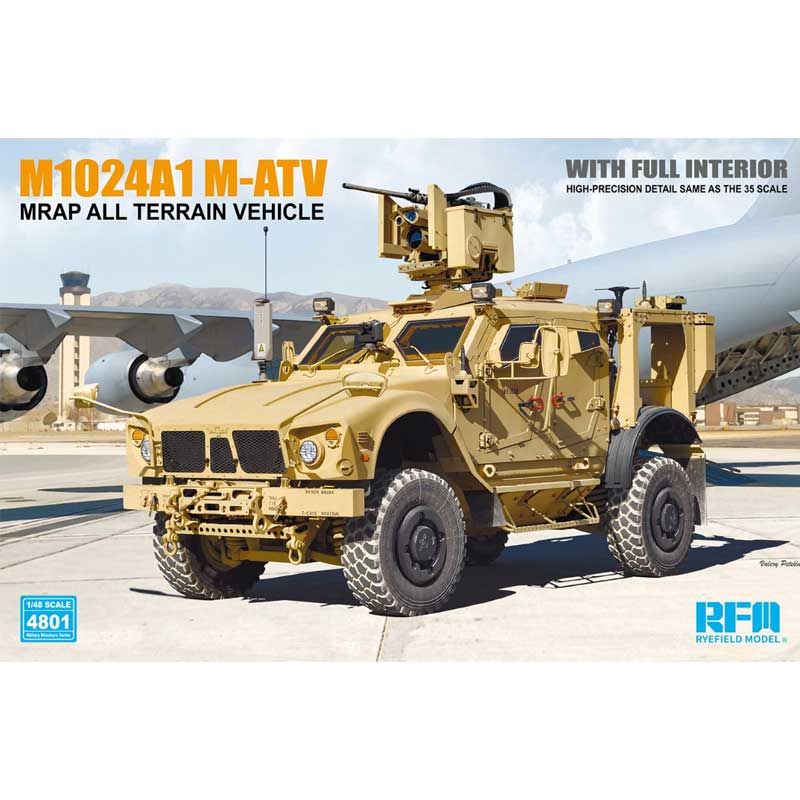 1:48 M1024A1 M-ATV MRAP All Terrain Vehicle