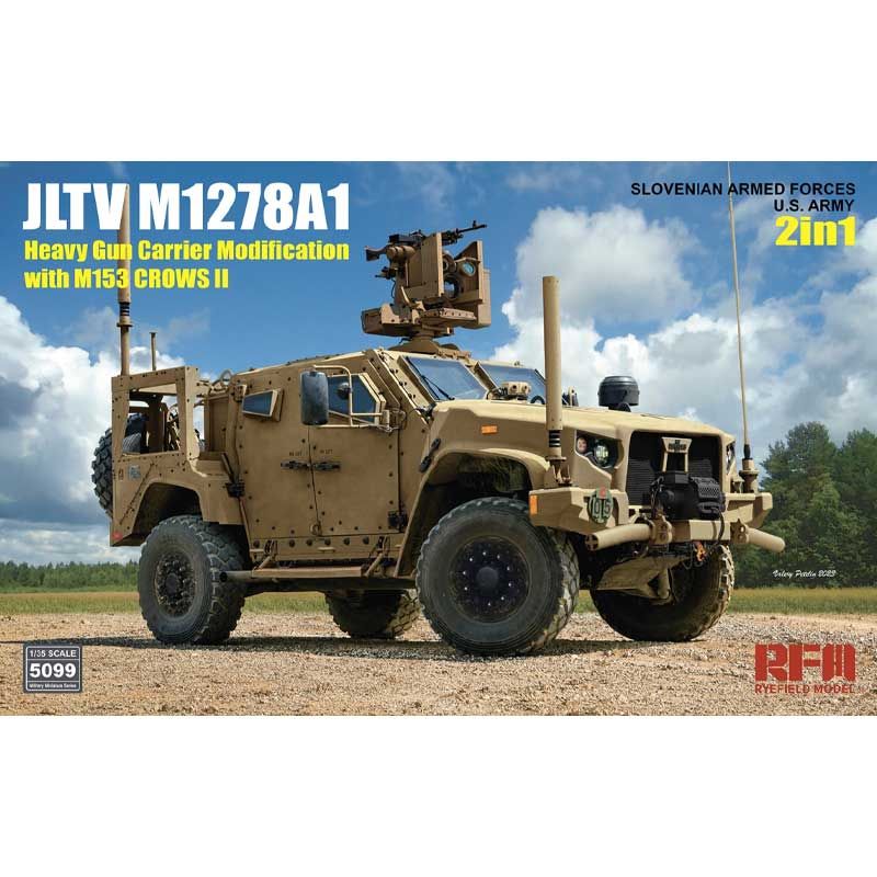 1:35 JLTV M1278A1 Heavy Gun Carrier Modification (HGC) with M153 CROWS II 2in1