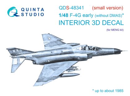 1:48 F-4G early 3D-Printed & coloured Interior on decal paper (Meng) (Small version)