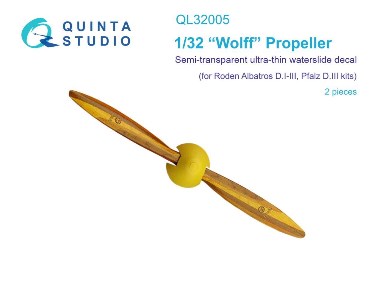 1:32 Wooden Propellers Wolff (Roden)
