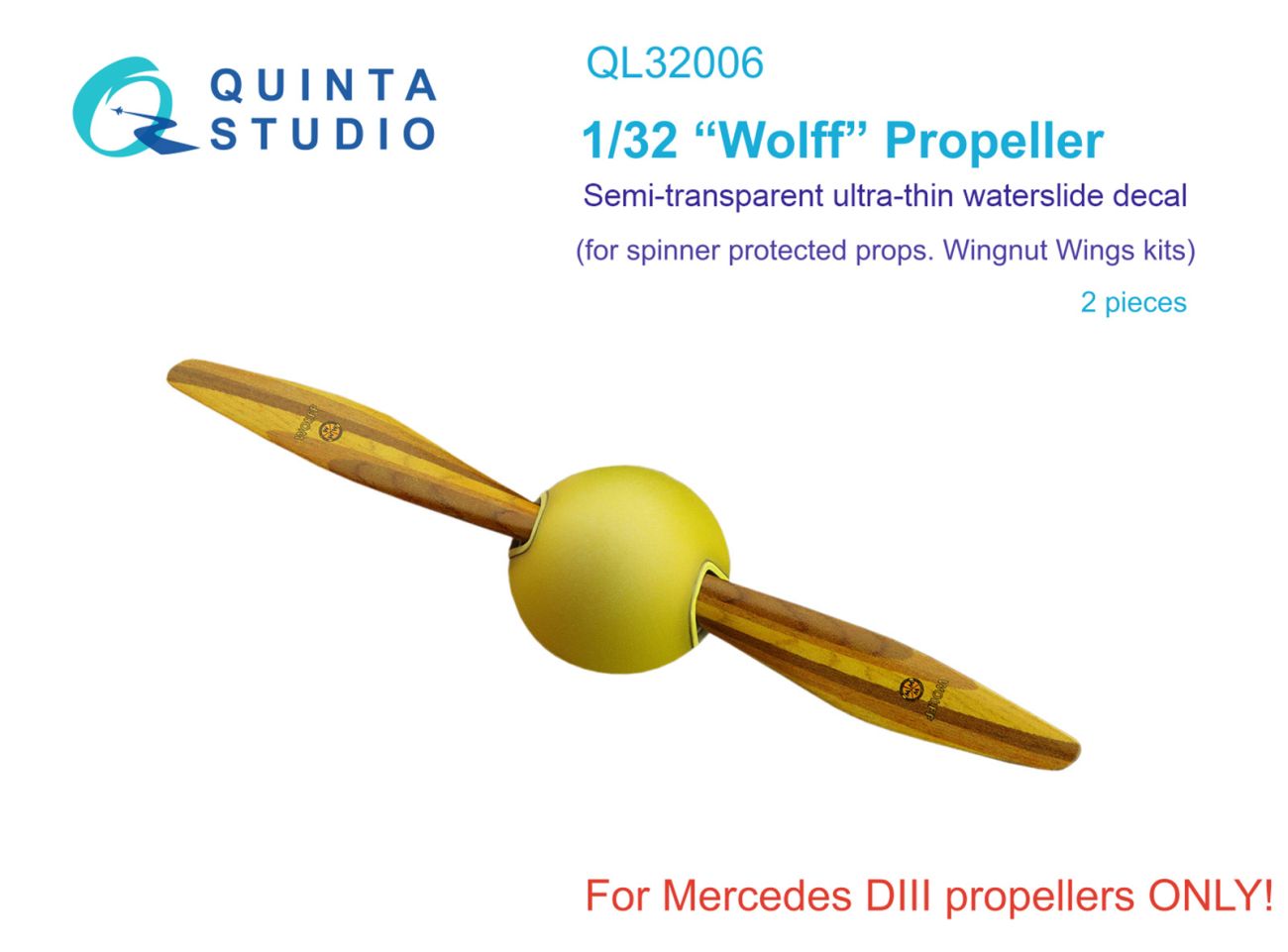 1:32 Wooden Propellers Wolff (WNW)