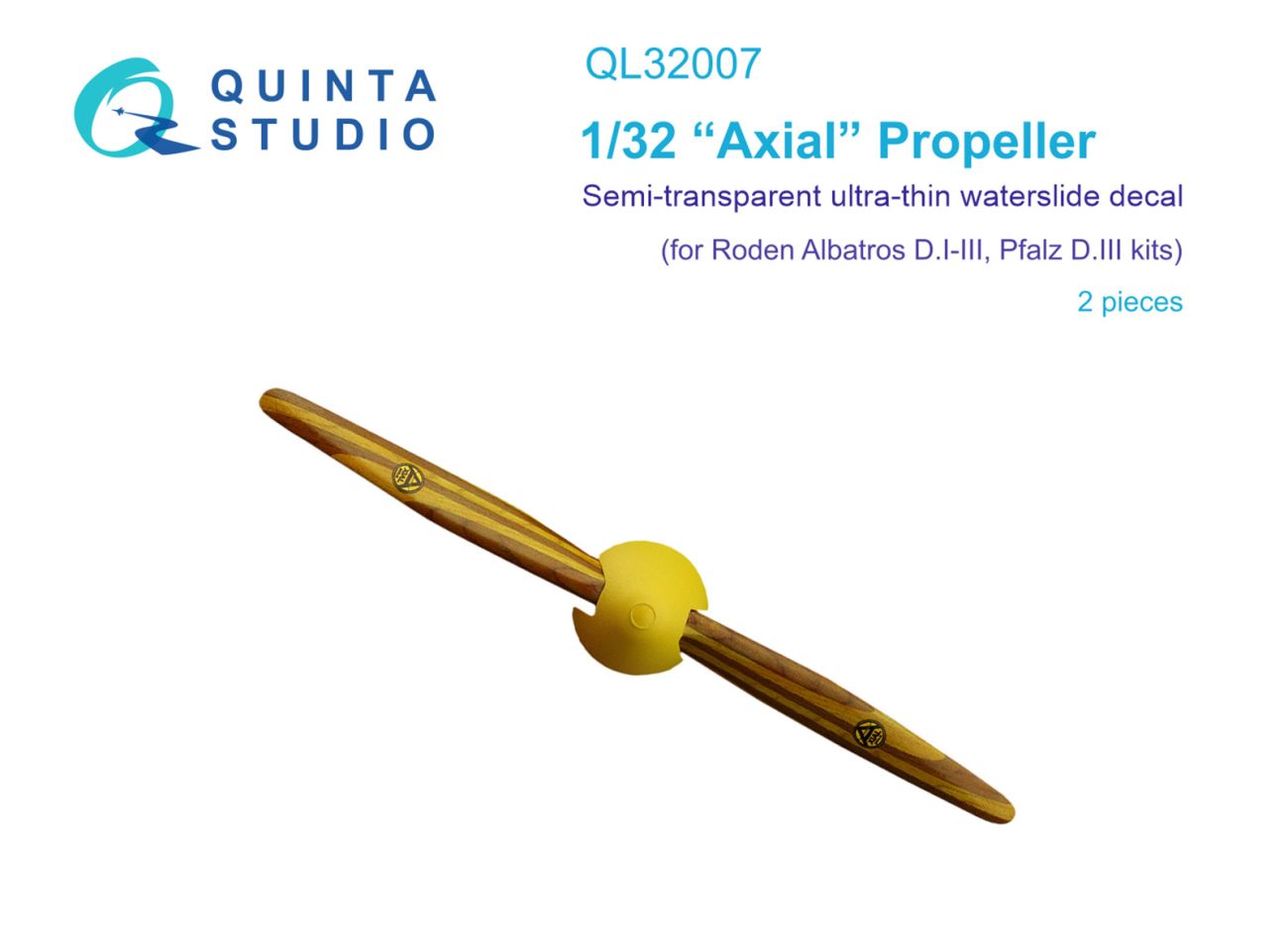 1:32 Wooden Propellers Axial (Roden)