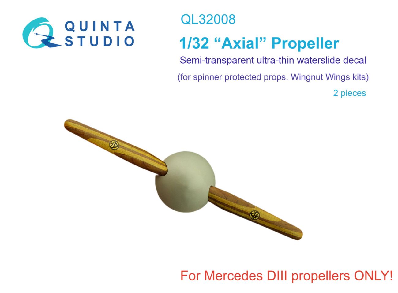 1:32 Wooden Propellers Axial (Wingnut Wings)