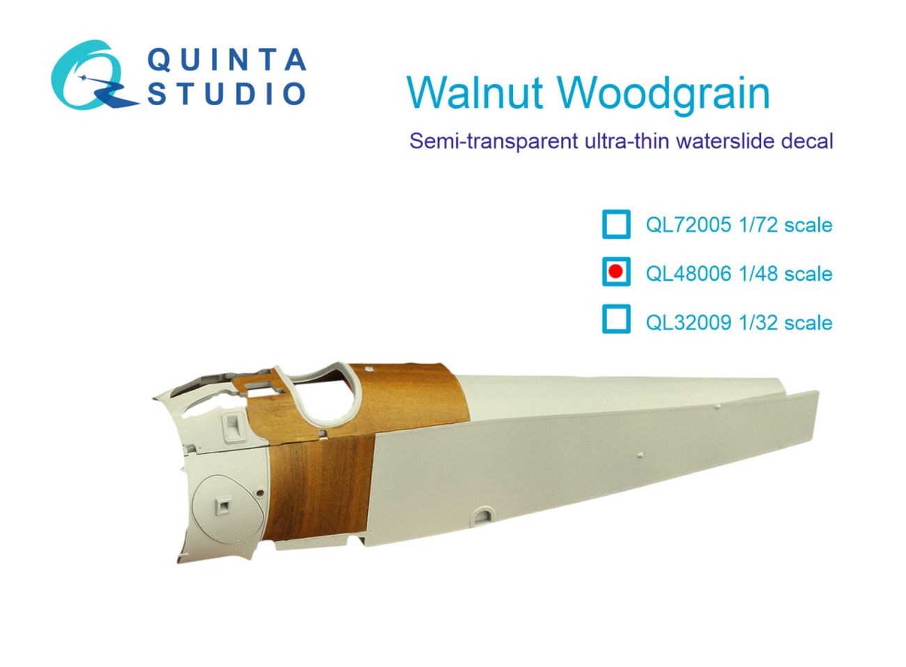 1:48 Walnut Woodgrain (all kits)