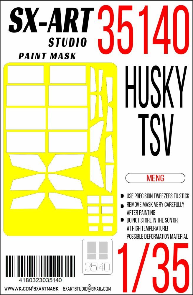 1:35 Paint mask Husky TSV (MENG)