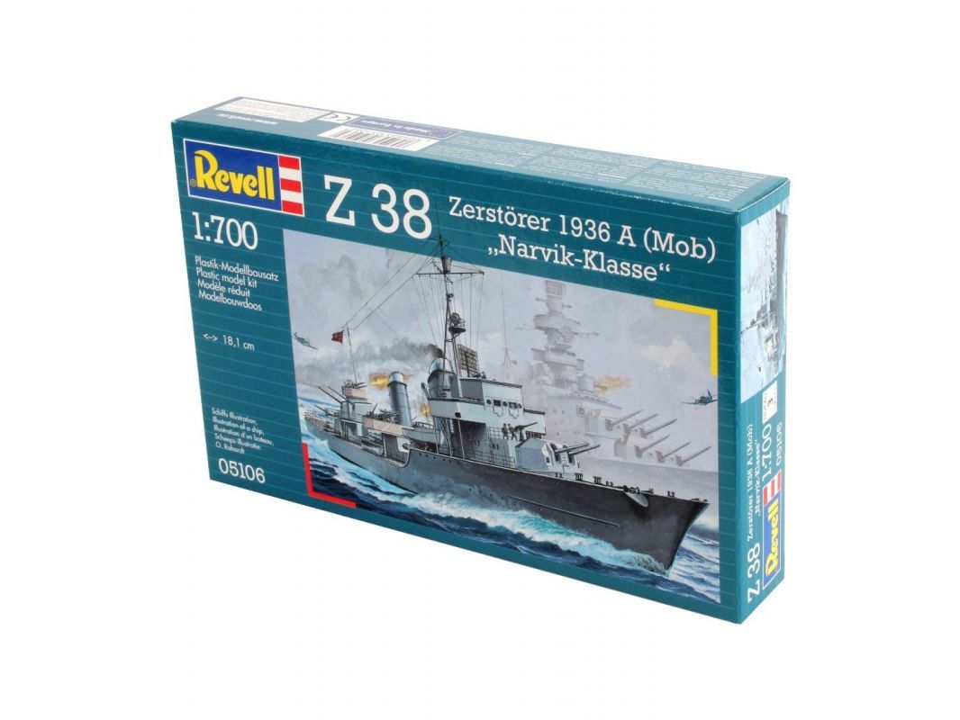 1:700 Z 38 Zerstörer 1936 A (Mob) „Narvik-Klasse“