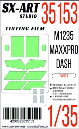 1:35 Tinting film M1235 MaxxPro Dash (PANDA)