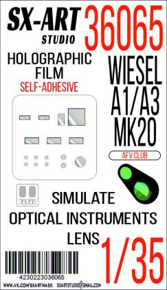 1:35 Holographic film Wiesel A1/A3 MK20 (AFV)