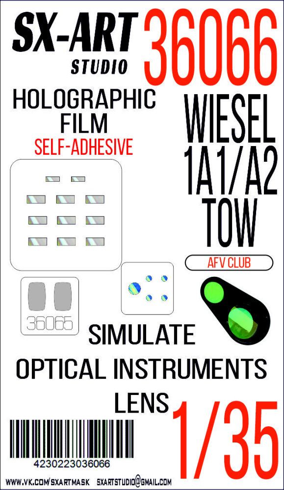 1:35 Holographic film Wiesel 1A1/A2 TOW (AFV)