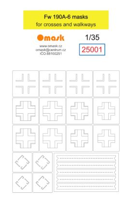 1:35 Fw 190A-6 masks for crosses and walkways
