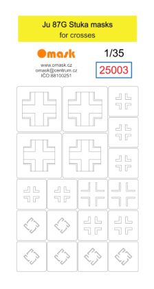 1:35 Ju 87G Stuka masks for crosses