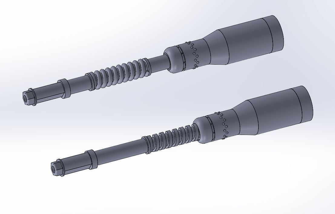 1:48 Hurricane Mk.II - British Hispano cannon 20 mm - 2 different types - 8 pc.