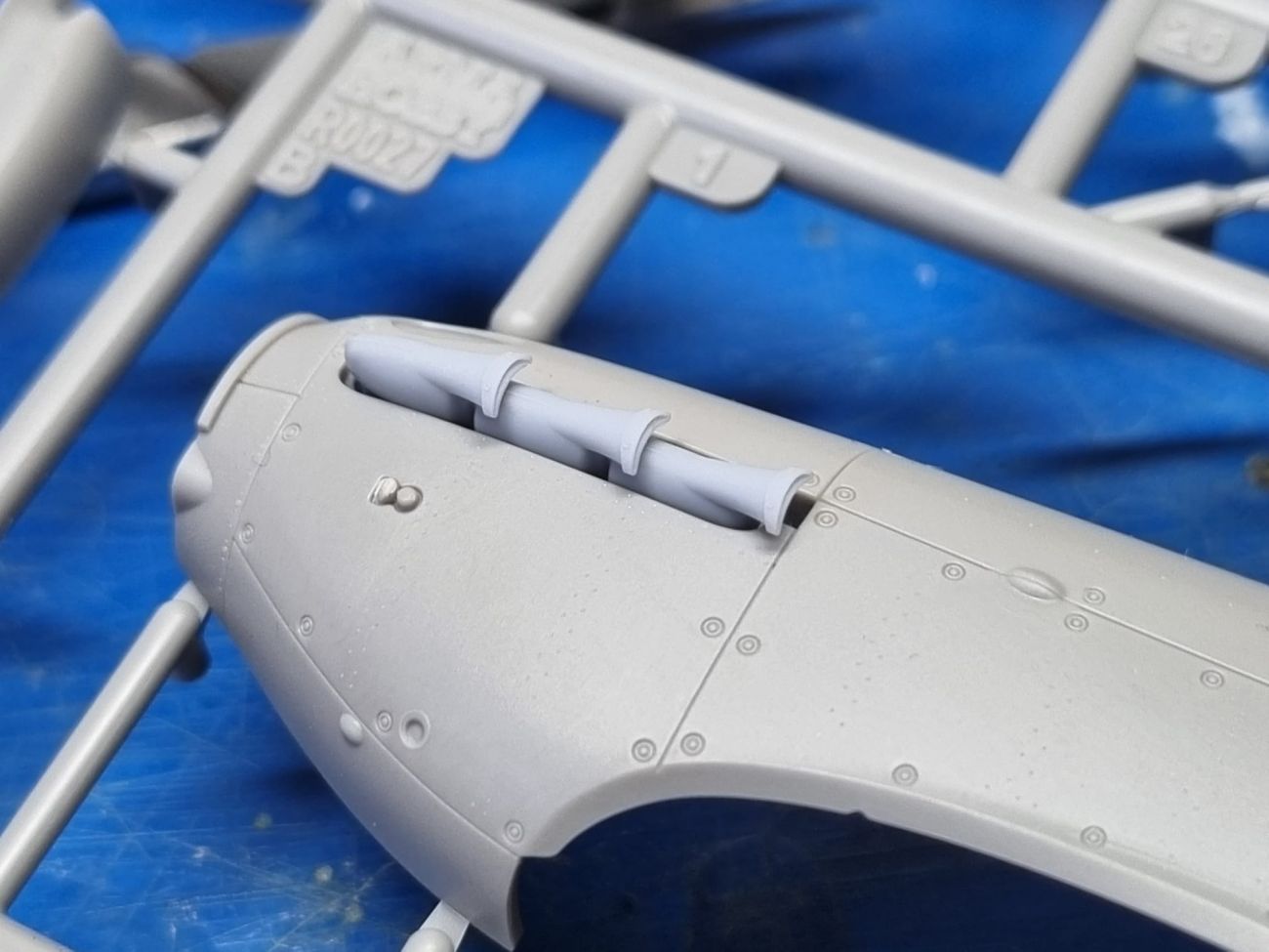 1:48 Hurricane Mk.II exhaust for Arma Hobby kit