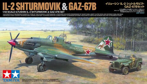 1:48 48 Ilyushin IL-2 Shturmovik & GAZ-67B Set