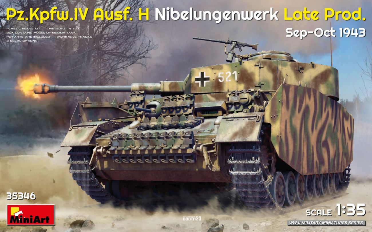 1:35 Pz.Kpfw.IV Ausf. H Nibelungenwerk Late Prod. Sep-Oct 1943