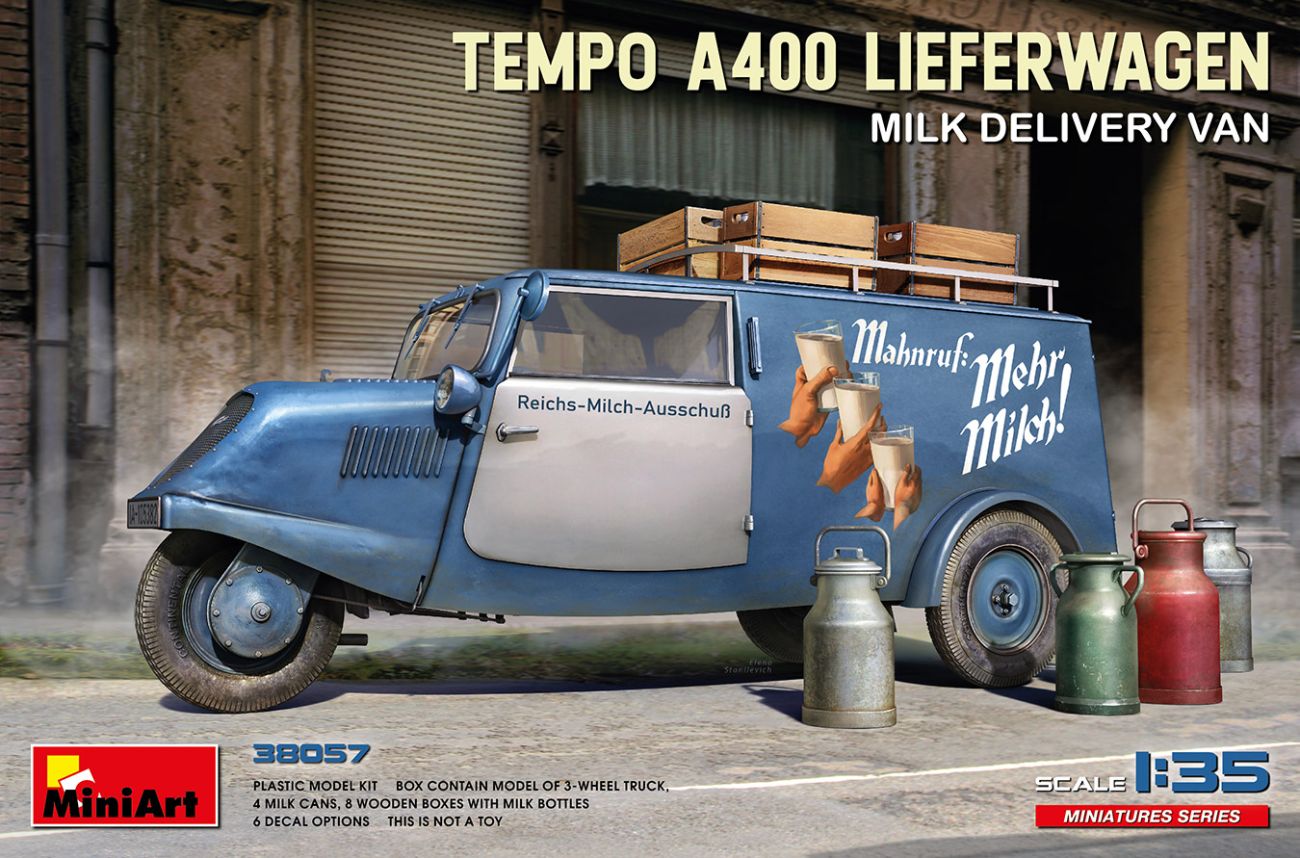 1:35 TEMPO A400 LIEFERWAGEN. MILK DELIVERY VAN