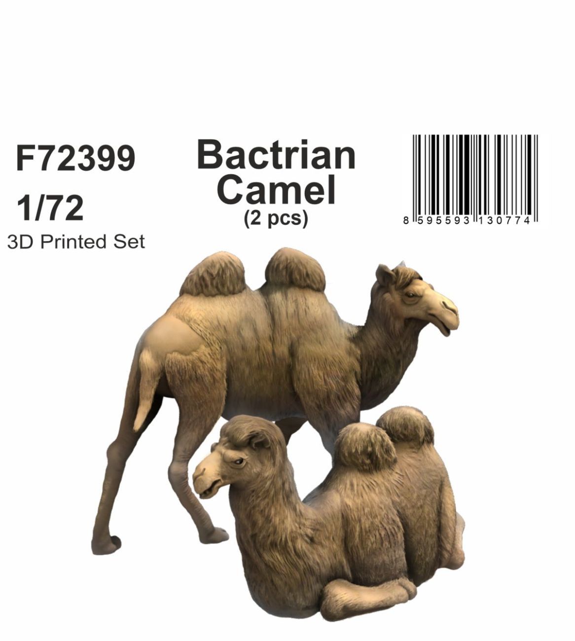 1:72 Bactrian Camel (2 pcs)