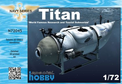 1:72 Titan ‘World Famous Research and Tourist Submarine’
