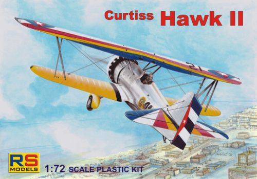 1:72 American biplane Curtiss Hawk II
