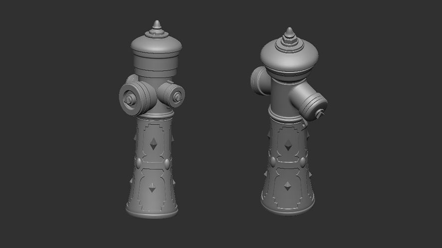 1:72 Vintage hydrants