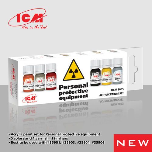 Personal Protective Equipment - Acrylic Paints Set