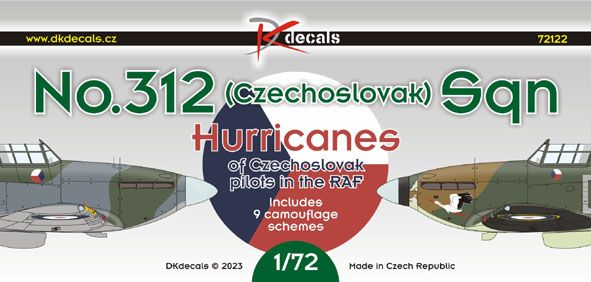 1:72 No.312 Sq. RAF - Hawker Hurricanes of Czechoslovak pilots
