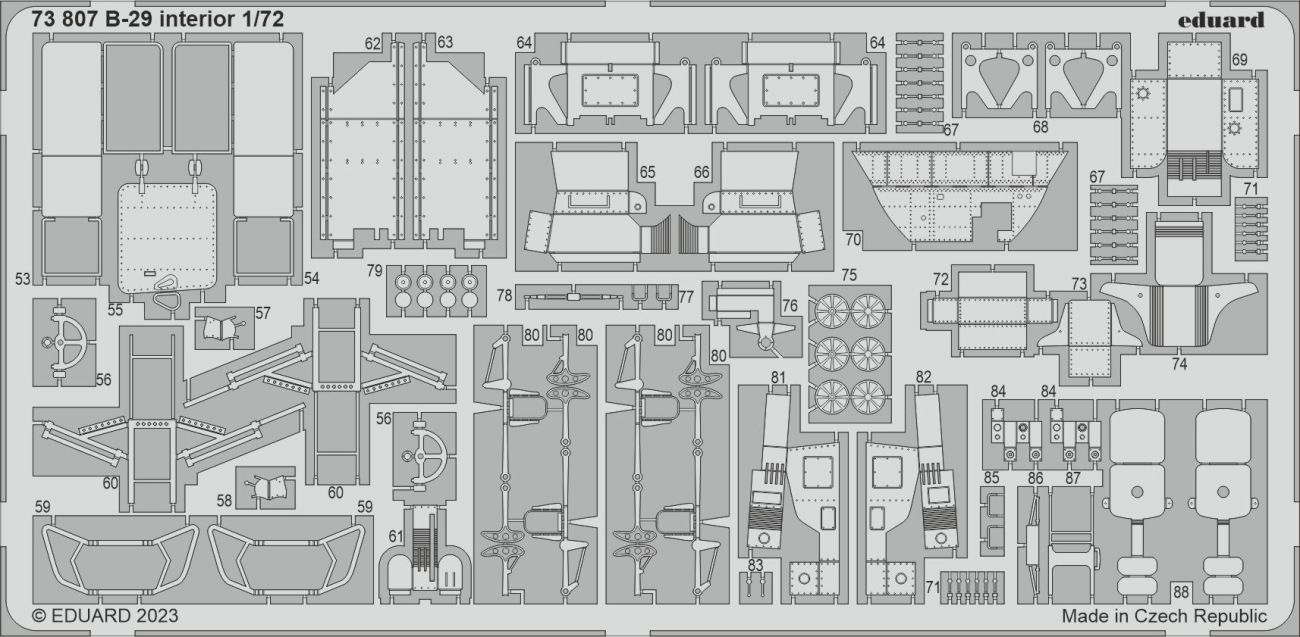 1:72 B-29 Superfortress interior