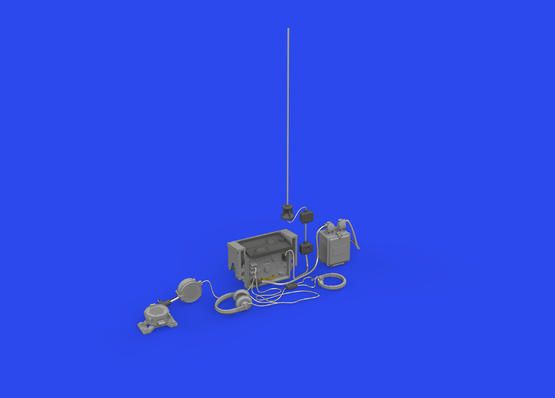 1:35 Sd.Kfz.251/1 Ausf.C radio equipment dark yellow 3D-printed