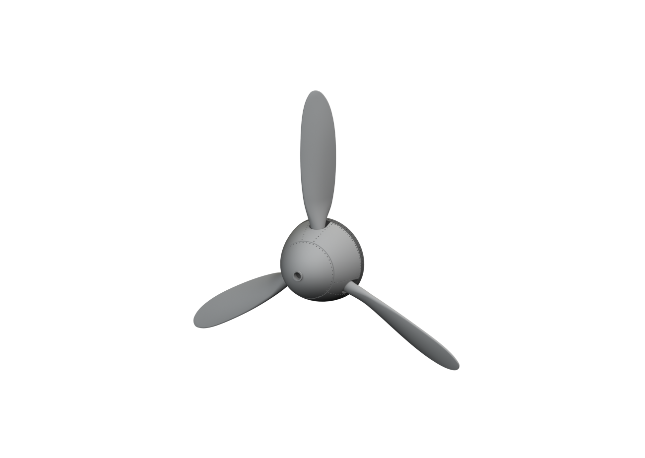1:48 Bf-109K-4 propeller 3D-printed