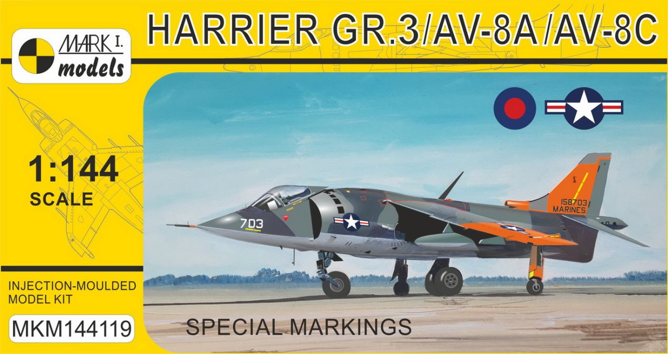 1:144 Harrier GR.3/AV-8A/AV-8C 'Special Markings'