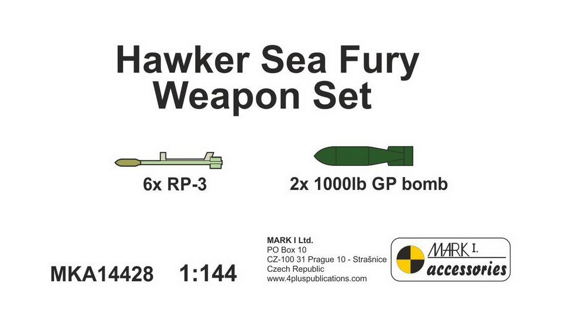 1:144 Hawker Sea Fury Weapon Set