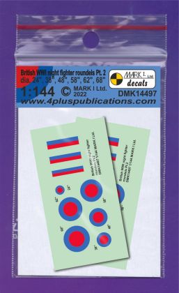 1:144 British WWI Night Fighter roundels Pt.2
