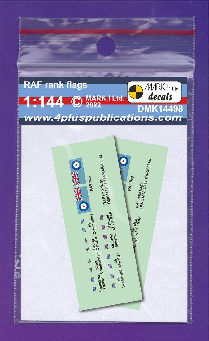 1:144 RAF rank flags
