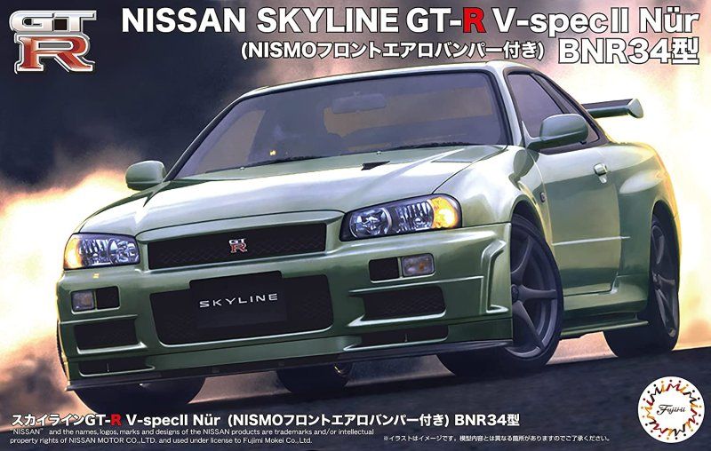 1:24 Nissan Skyline GT-R V-specll Nur BNR34