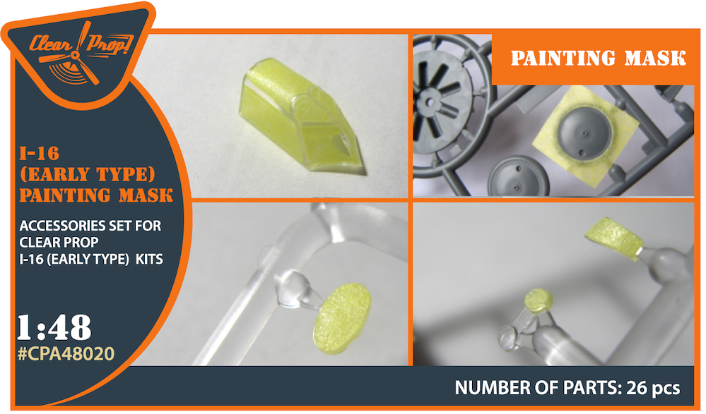 1:48 I-16 (early version) painting mask