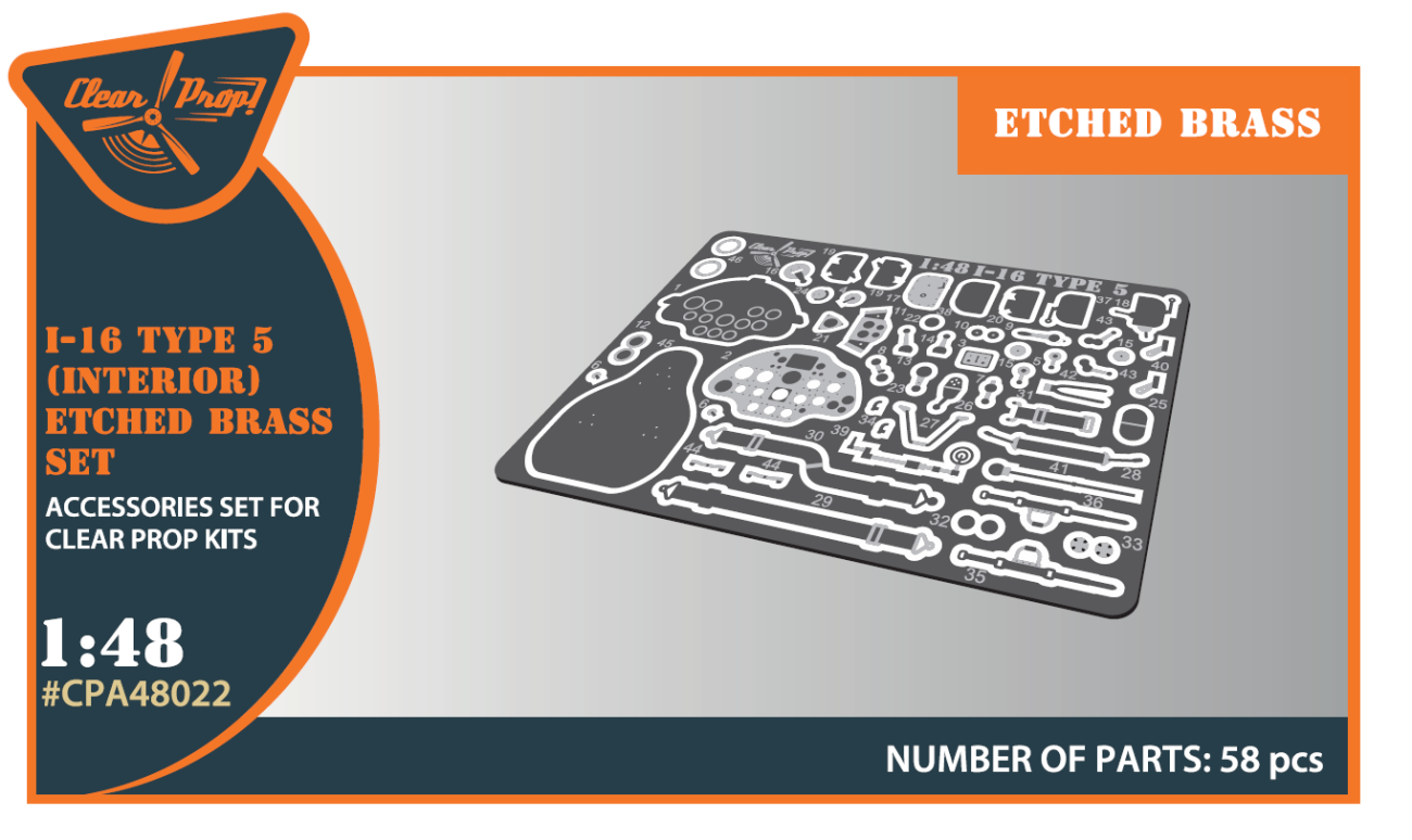 1:48 I-16 type 5 INTERIOR PE set