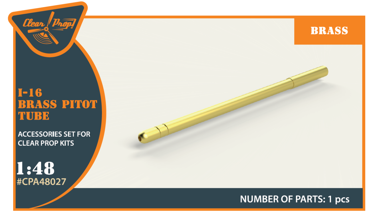 1:48 I-16 brass pitot tube