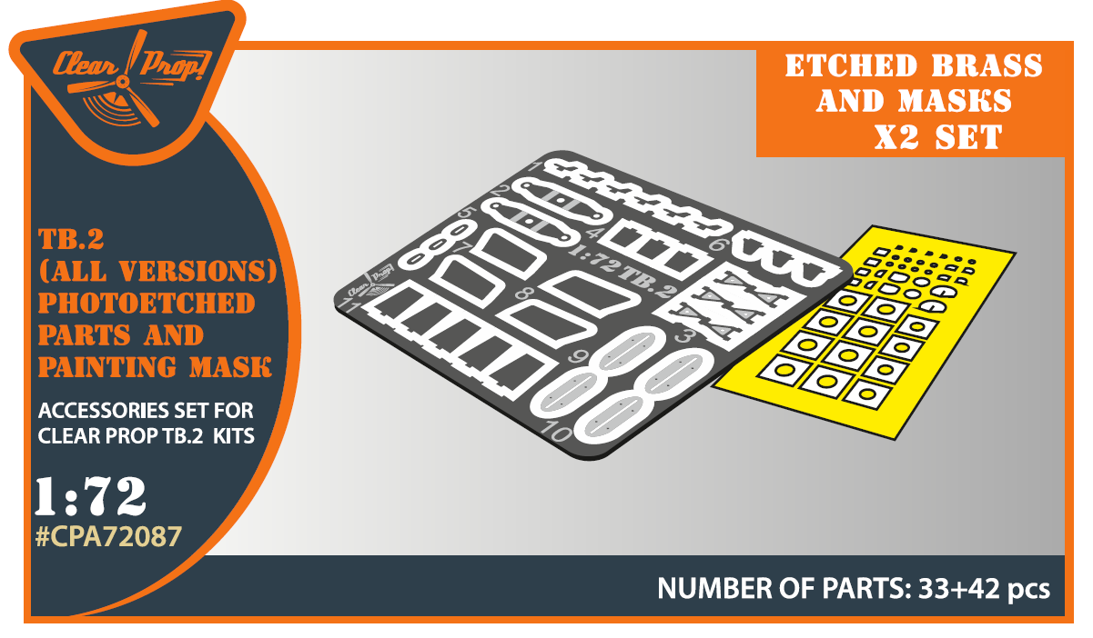 1:72 TB.2 PE parts and painting mask