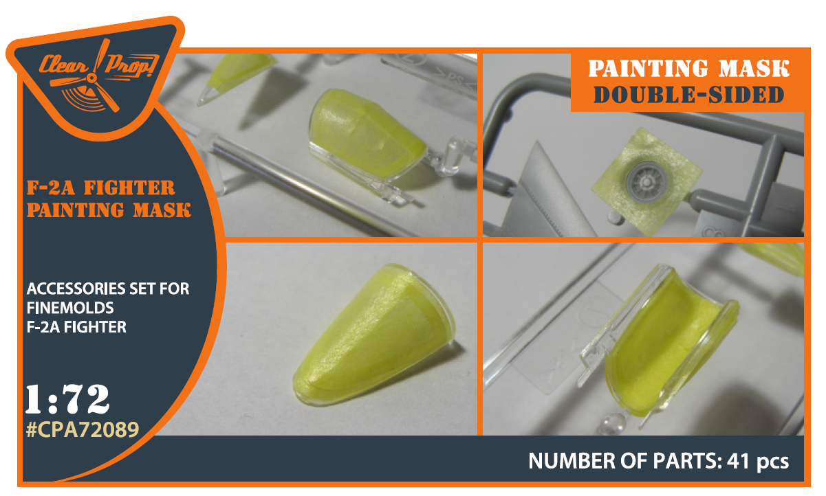 1:72 F-2A Fighter double-sided painting mask