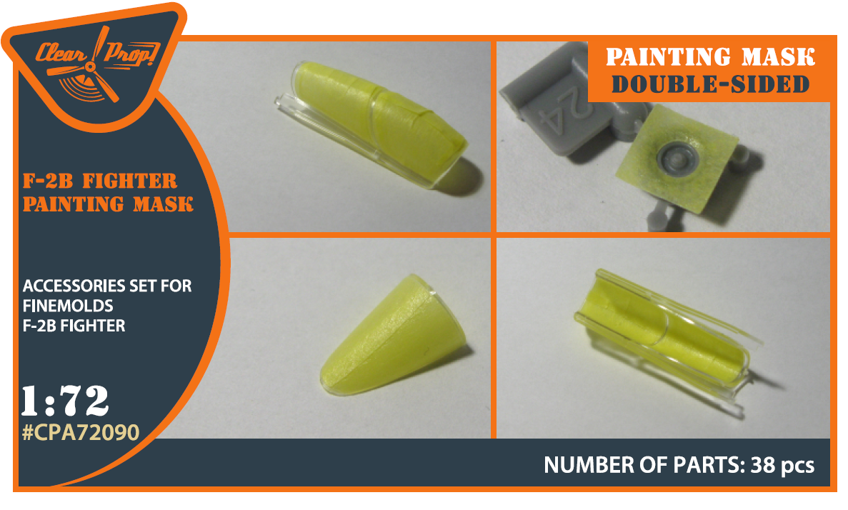1:72 F-2B Fighter double-sided painting mask
