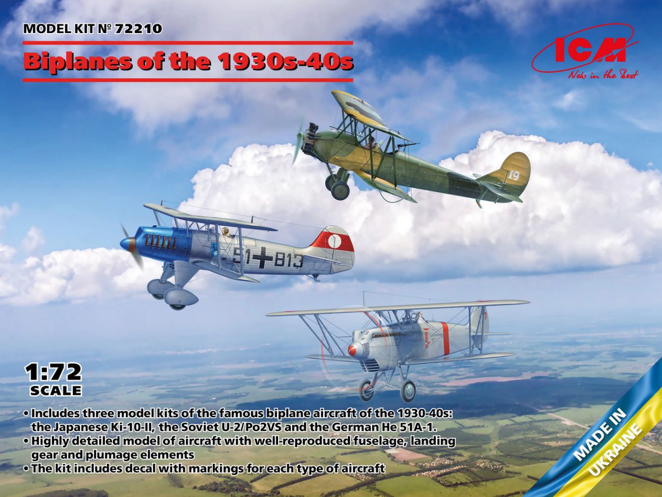 1:72 Biplanes of the 1930s and 1940s
