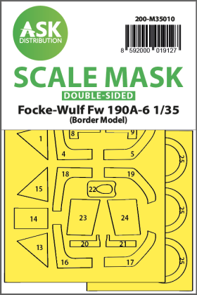 1:35 Fw 190A-6 double-sided painting mask for Border Model