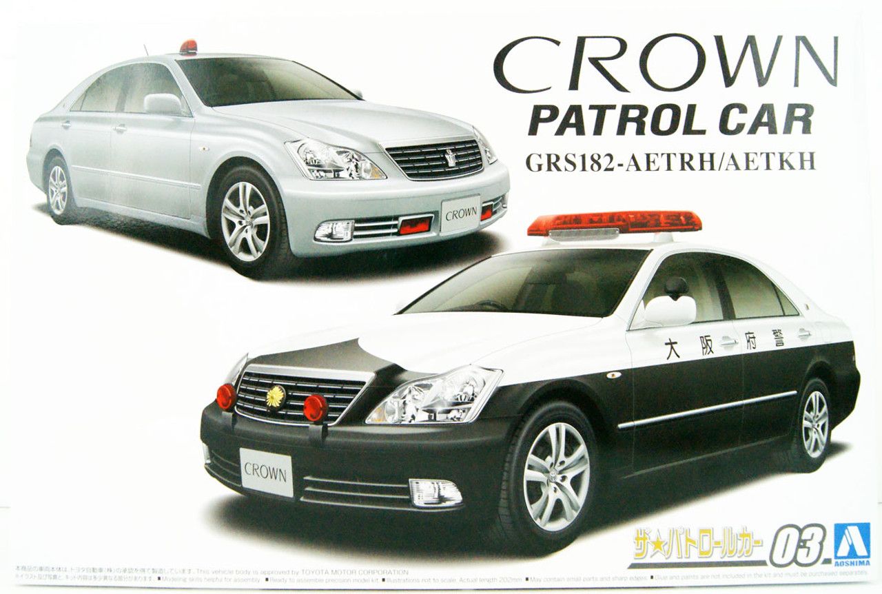 1:24 The Patrol Car Toyota GRS182 Crown Patrol Car '05