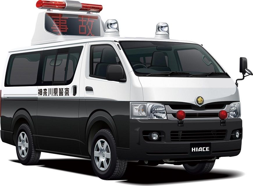 1:24 Toyota Hiace TRH200V '07 Traffic accident processing car / Check car