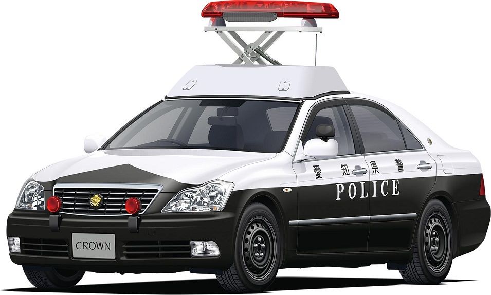 1:24 GRS180-AEARH Crown Patrol Car Aichi Pref.